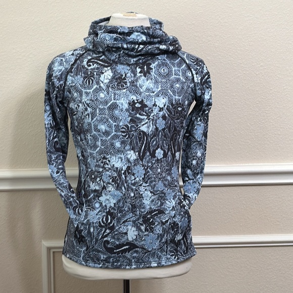 Polarmax 3.0 SUPER MIDWEIGHT HOODIE BASELAYER - Blk floral - Picture 2 of 12